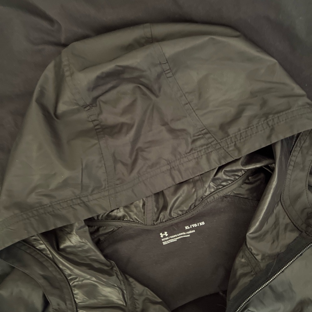 Under Armour Black Cotton And Polyester Light Top Hoodie Size‎ XL